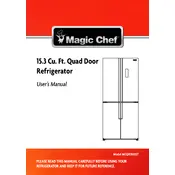 Magic Chef MCQR1500ST Refrigerator manual cover