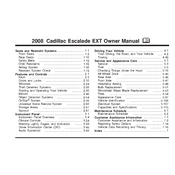 Cadillac Escalade EXT 2008 manual cover