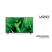 Vizio D55n-E2 TV manual cover