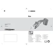 Bosch Keo Saw manual cover