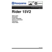 Husqvarna Rider 15V2 Lawn Mower manual cover