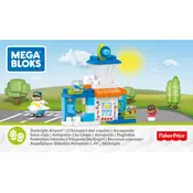 Mega Bloks Mattel Skybright Airport DPJ56 Construction Set manual cover