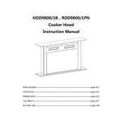 Hoover HDD9800 1B manual cover