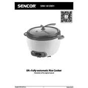 Sencor SRM 1810WH Rice Cooker manual cover