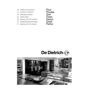 De Dietrich DOP6520X Oven manual cover