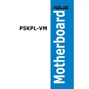 ASUS P5KPL-VM Motherboard manual cover