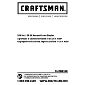 Craftsman CMCN618N Stapler manual cover