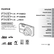 Fujifilm FinePix J50 Camera manual cover