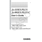 Casio fx-115ES Plus Calculator manual cover