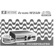 Icom IC-M25D Radio manual cover