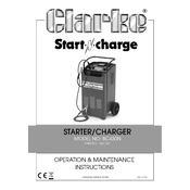 Clarke 6261067 BC430N Starter Charger manual cover