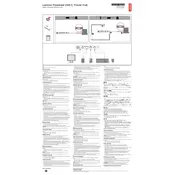 Lenovo USB-C Travel Hub Adapter manual cover