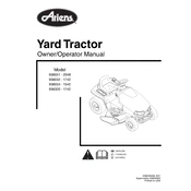 Ariens 936 Series 936031 Tractor manual cover