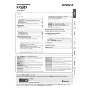 Roland RP501R manual cover