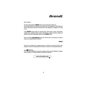 Brandt EFE8711K Dryer manual cover