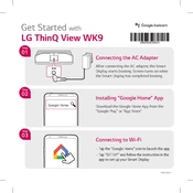 LG WK9.DUSALLK Speaker manual cover