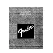 Fender 19-7500 Precision Bass Plus Guitar manual cover