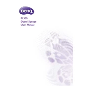 BenQ PL550 manual cover