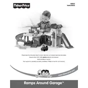 Fisher Price Mattel Little People Ramps Around Garage B1832 Toy manual cover