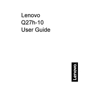 Lenovo Q27H-10  66A7-GC2-WW Monitor manual cover