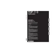 Yamaha YDP-113 Piano manual cover