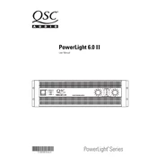 QSC PowerLight 6.0 II manual cover