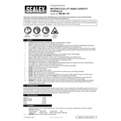 Sealey MC401.V3 Lift manual cover