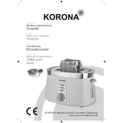 Korona 21205 Toaster manual cover