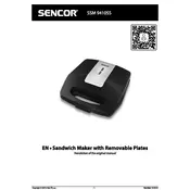 Sencor SSM 9410SS Waffle Maker manual cover