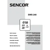 Sencor SWS 240 OR Weather Station manual cover