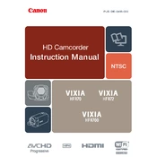 Canon VIXIA HF R72 manual cover