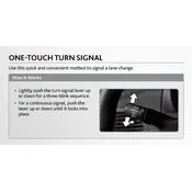 Acura MDX One-Touch Turn Signal 2015 SUV manual cover