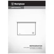 Westinghouse WCM1400WE Freezer manual cover