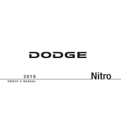 Dodge Nitro 2010 SUV manual cover