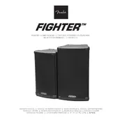 Fender Fighter 10 6962000000 100V-120V NA Speaker manual cover