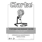 Clarke 6920018 Devil GRH15 Portable Gas Radiant Heater manual cover