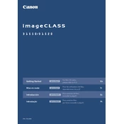 Canon imageCLASS D1520 Copier manual cover