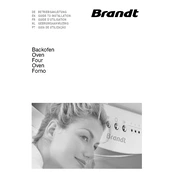 Brandt FP667XS1 Oven manual cover