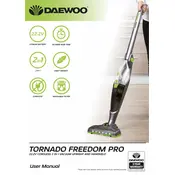 Daewoo Tornado Freedom Pro 22.2V 2 in 1 FLR00004 Vacuum Cleaner manual cover