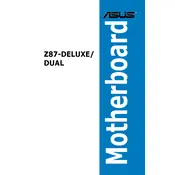 ASUS Z87-DELUXE-DUAL Motherboard manual cover