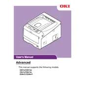 Oki C831dn Printer manual cover