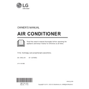 LG LP1419IVSM LP1419IVSM.AT1AUSH Air Conditioner manual cover