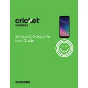 Samsung Galaxy A6 Cricket SM-A600AZKZAIO Phone