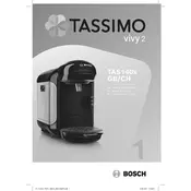 Bosch TASSIMO TAS1406CH Coffee Machine manual cover