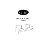 Crosley CO6220 Sofa manual cover