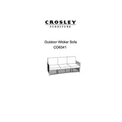 Crosley CO6341 Chair manual cover