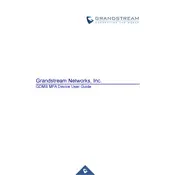 Grandstream GDMS MFA Device Application manual cover