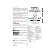 Honda GHX50 2007 Engine manual cover