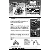 Tyco Mattel RC Xtreme Mini Cycle 95139 Toy manual cover