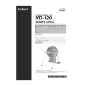 Roland KD-120 manual cover